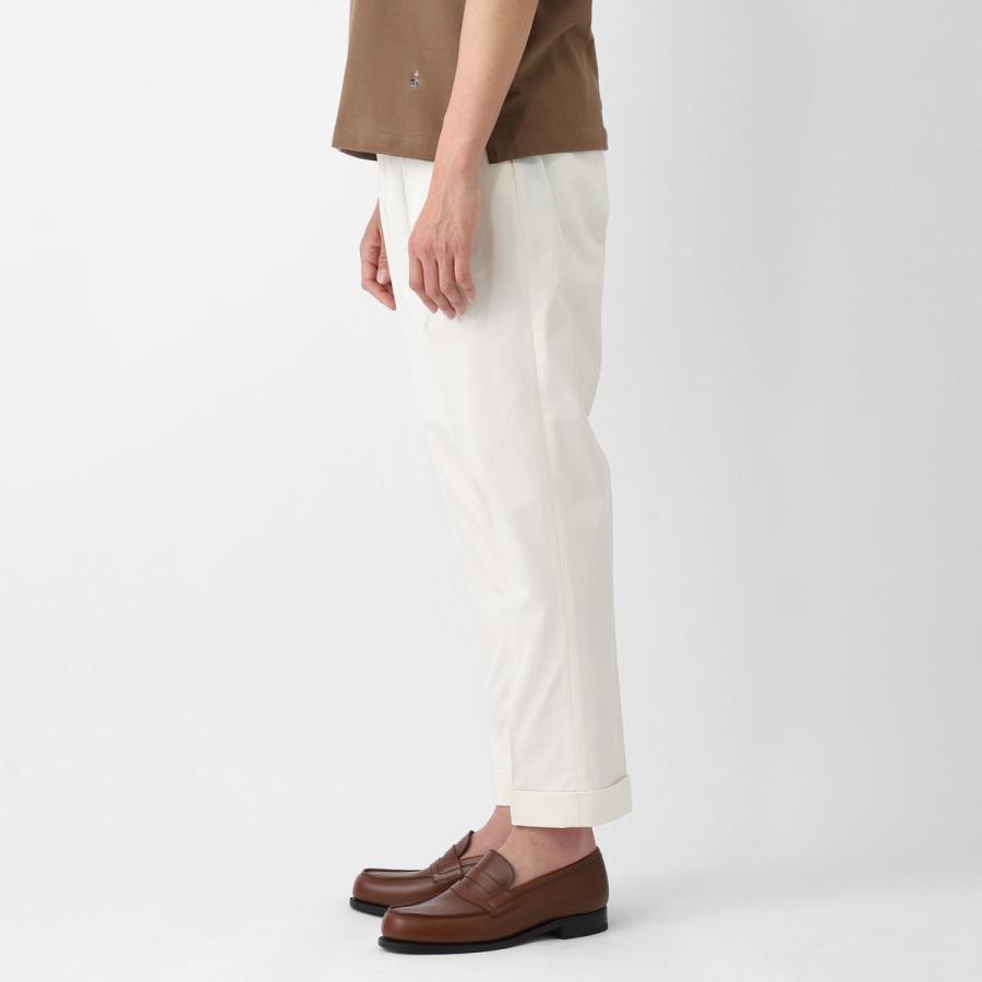 ベルウィッチ BERWICH ツープリーツ スラックス TWILL COTTON