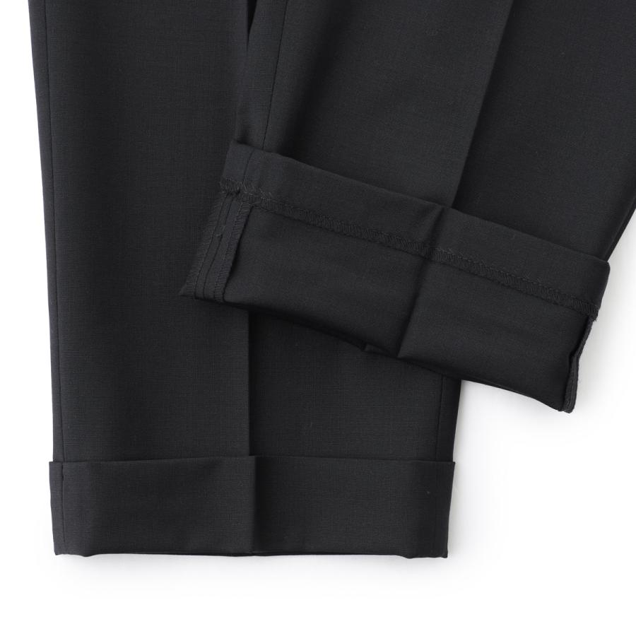 ベルウィッチ BERWICH ツープリーツ スラックス SCOTCH WOOL POLY