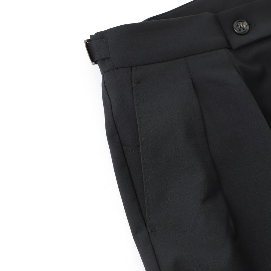 ベルウィッチ BERWICH ツープリーツ スラックス SCOTCH WOOL POLY