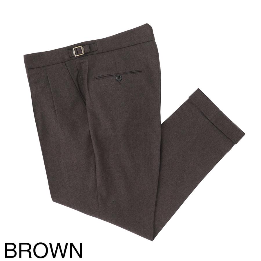 ベルウィッチ BERWICH ツープリーツ スラックス SCOTCH LIGHT MELANGE