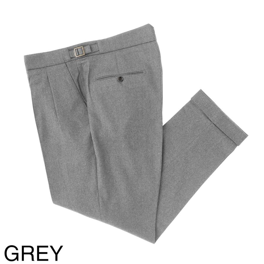 ベルウィッチ BERWICH ツープリーツ スラックス SCOTCH LIGHT MELANGE