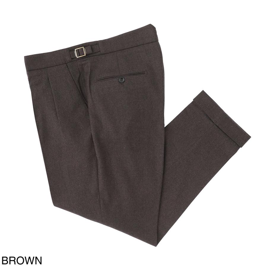 ベルウィッチ BERWICH ツープリーツ スラックス SCOTCH LIGHT MELANGE