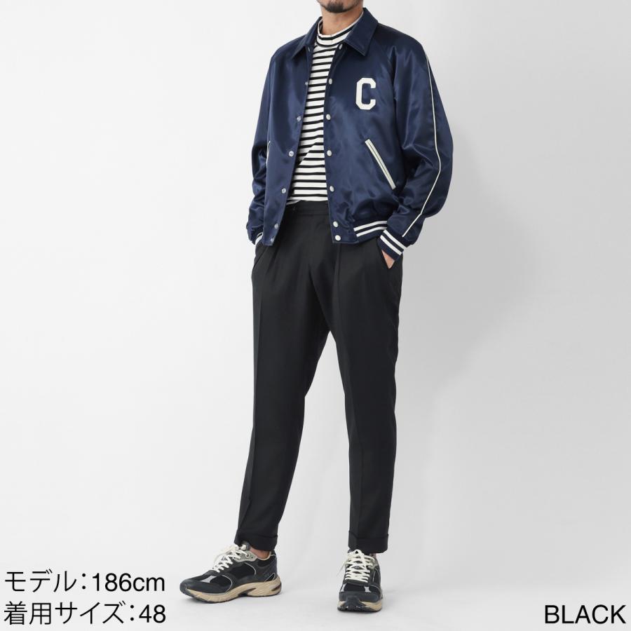 ベルウィッチ BERWICH ツープリーツ スラックス SCOTCH LIGHT MELANGE