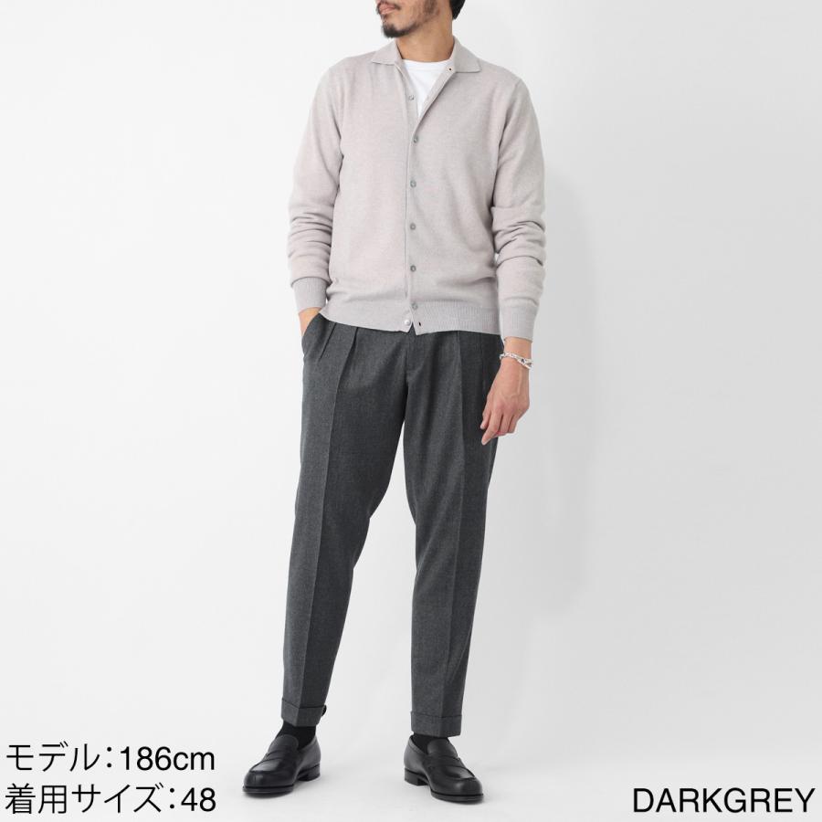 ベルウィッチ BERWICH ツープリーツ スラックス SCOTCH LIGHT MELANGE