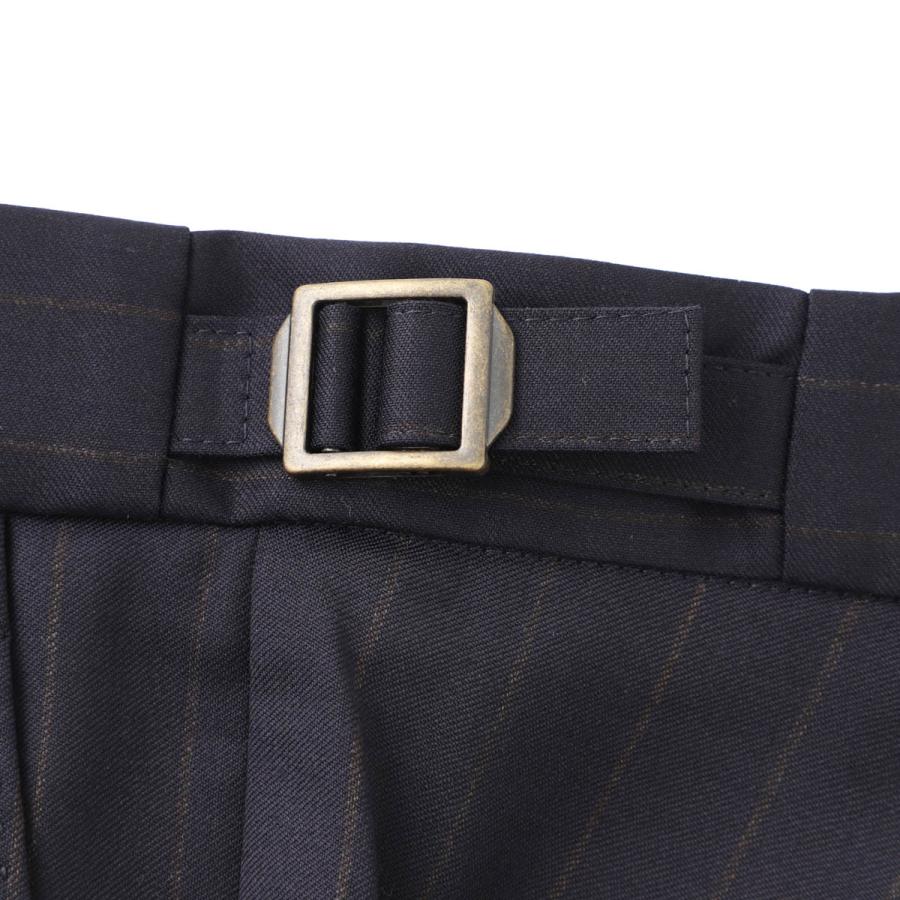 ベルウィッチ BERWICH ツープリーツ スラックス SCOTCH STRIPED