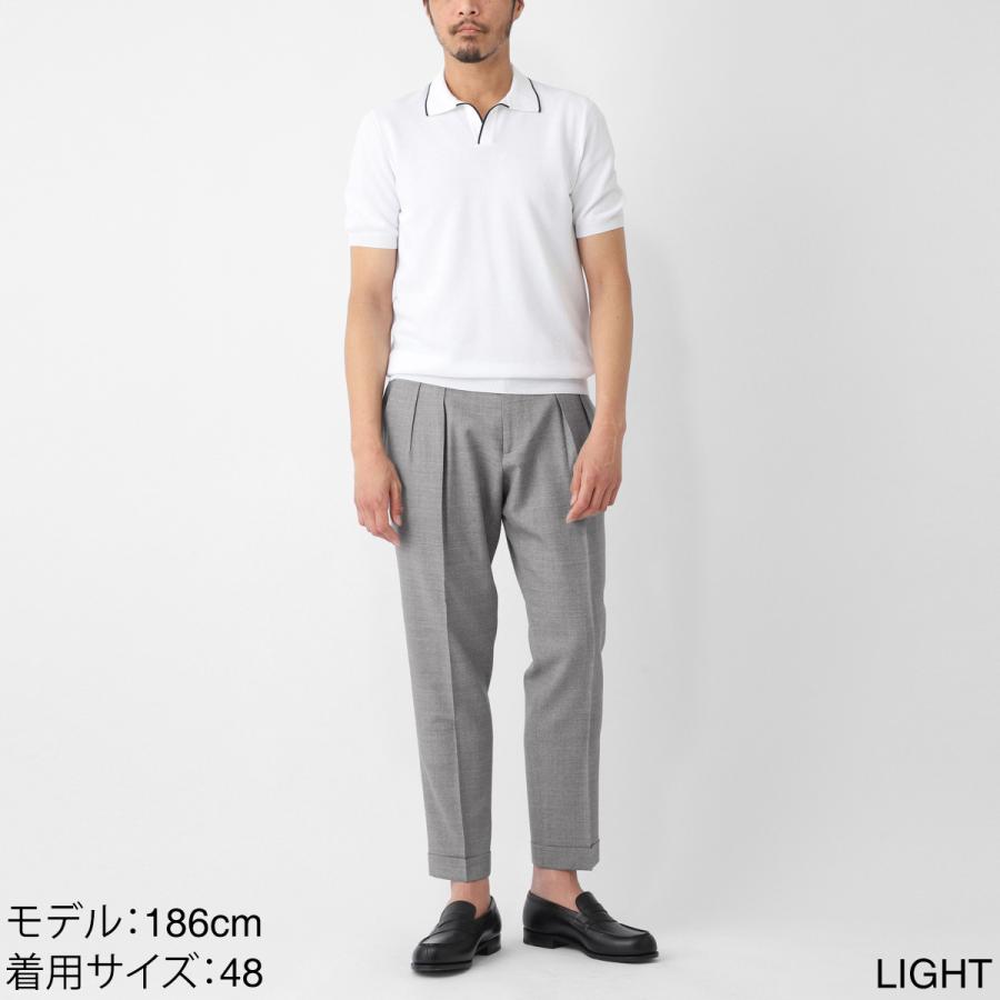 ベルウィッチ BERWICH ツープリーツ スラックス TROPICAL NATURAL