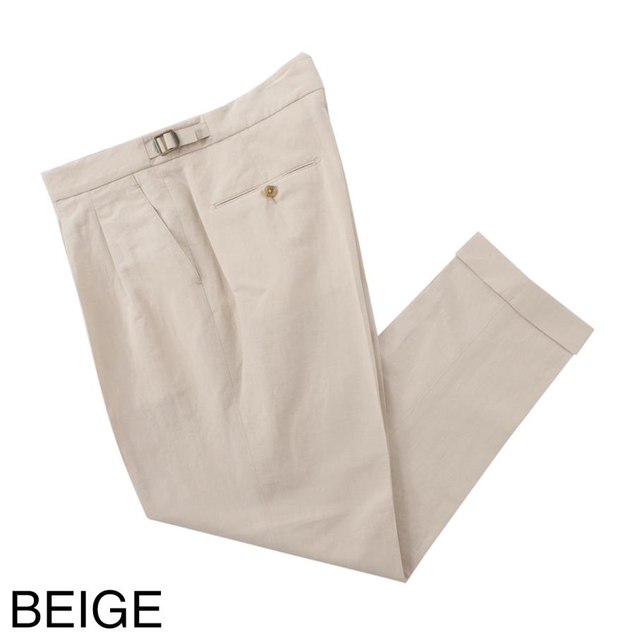 【美品】BERWICH sake 2p コットン リネン スラックス パンツ 美品】BERWICH sake 2p コットン リネン スラックス パンツ