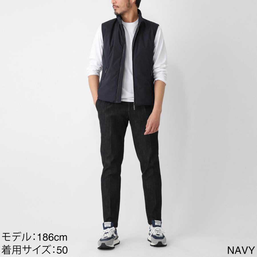 ムーレー MOORER 中綿入り ベスト SENIO-SKT 大きいサイズあり ブルー メンズ senio-skt-navyの画像