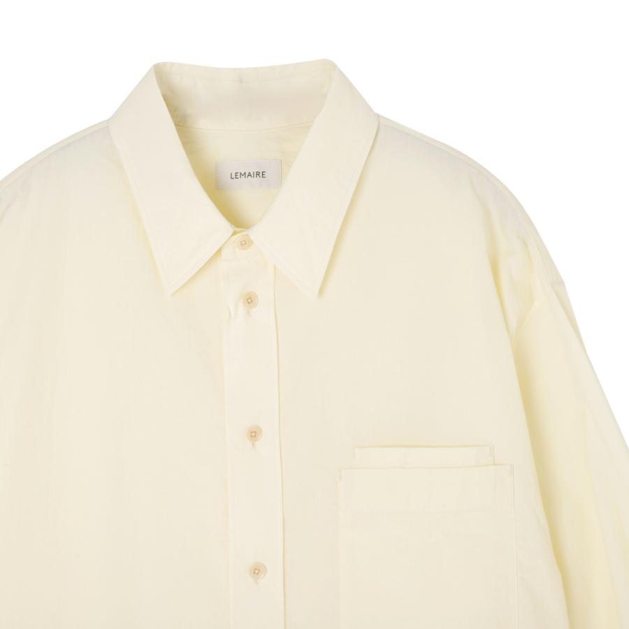 ルメール LEMAIRE 長袖レギュラーカラーシャツ DOUBLE POCKET SHIRT