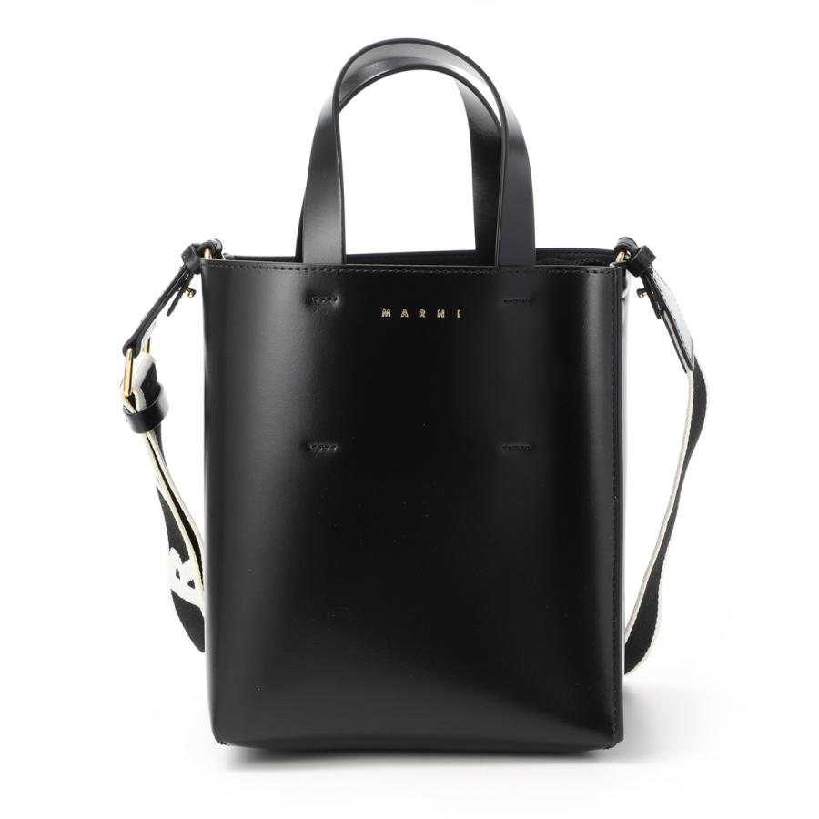 マルニ MARNI トートバッグ 3WAY MUSEO MINI ブラック レディース shmp0039u1-lv639-00n99｜mb-y｜04