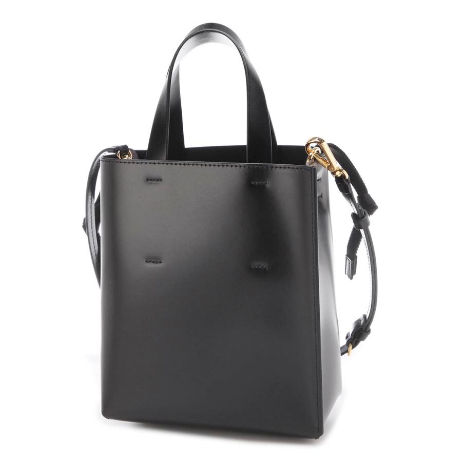 MARNI 小型ハンドバッグ ブラック MARNI 並行輸入品 マルニ SMALL TOTE スモール トート