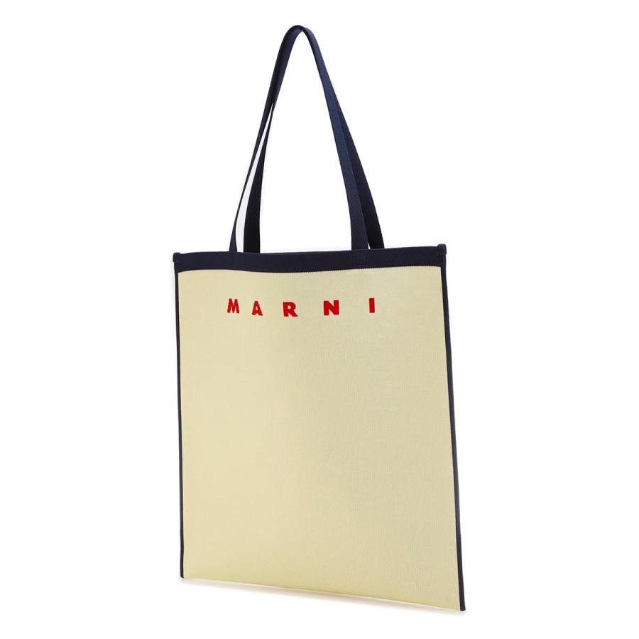 マルニ MARNI トートバッグ FLAT SHOPPING ショッピングバッグ ベージュ レディース shmp0072a0-p4547