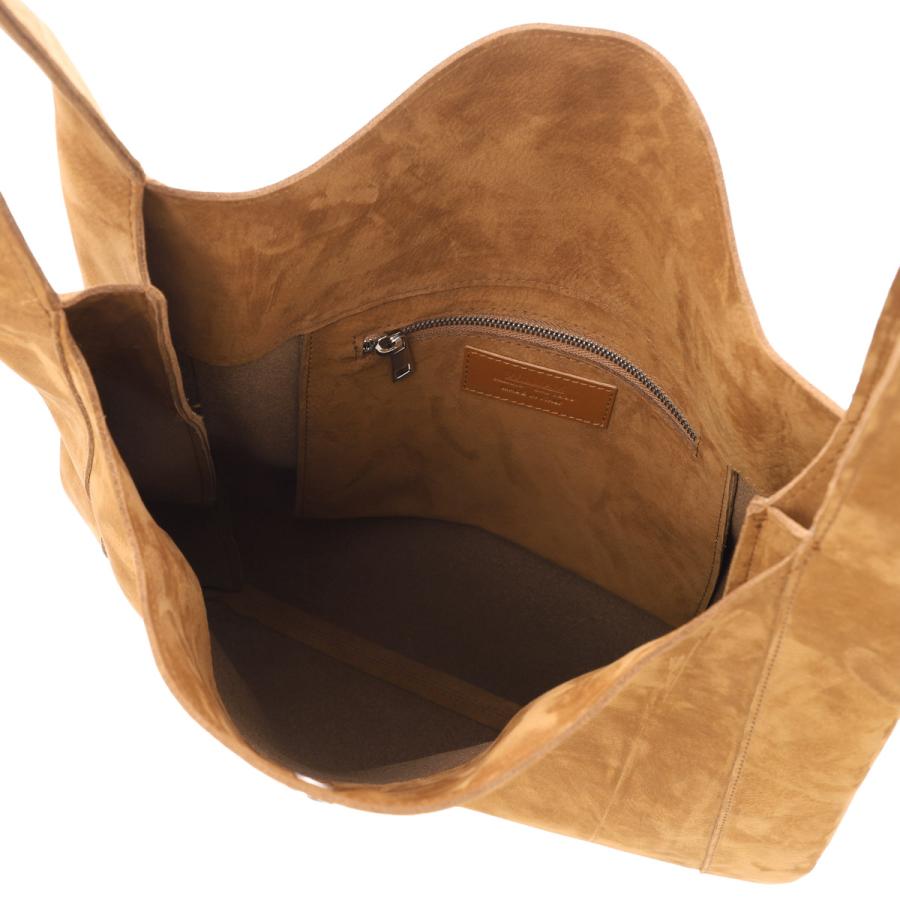 ウィリアム WILLIAM トートバッグ SHOPPING  ブラウン メンズ shopping-nabuk-camelの画像