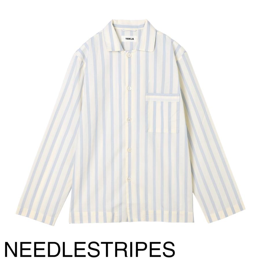 テクラ TEKLA パジャマ シャツ POPLIN LONG-SLEEVED SHIRT カジュアル