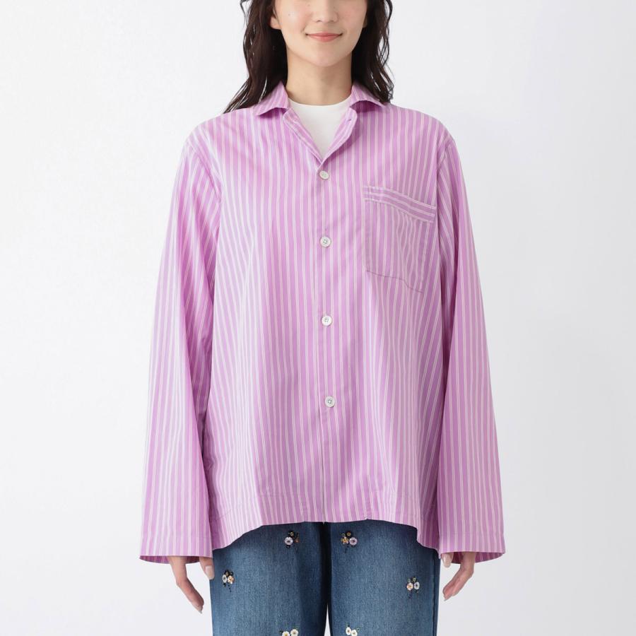 テクラ TEKLA パジャマ シャツ POPLIN LONG-SLEEVED SHIRT カジュアル