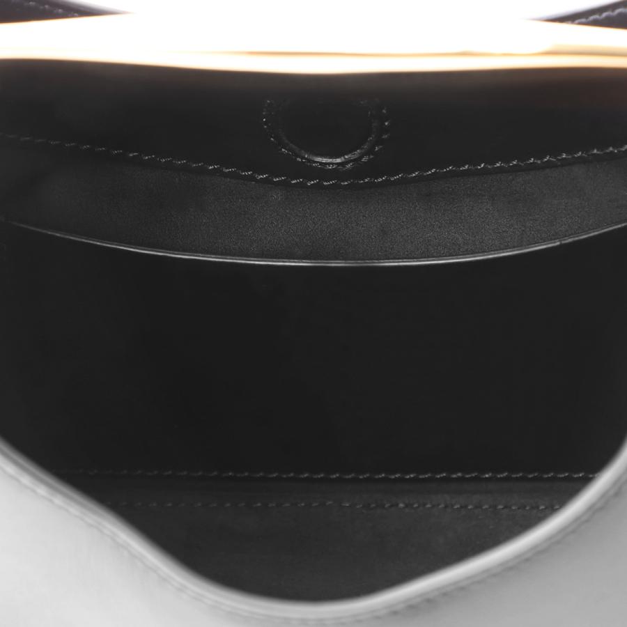 エレメ Elleme ハンドバッグ 2WAY Small Boomerang Leather ショルダーバッグ レディース small-boomerang-leather-black-goldの画像