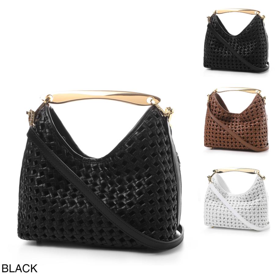 エレメ Elleme ハンドバッグ 2WAY Small Boomerang Woven Leather