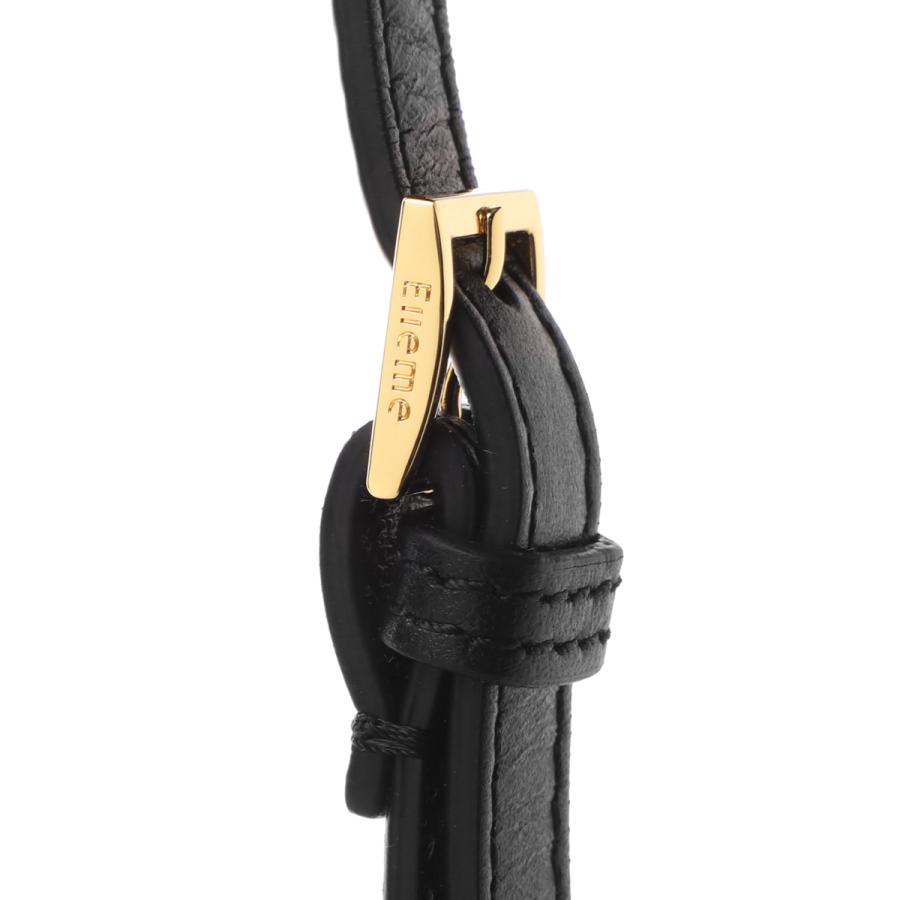 エレメ Elleme ハンドバッグ 2WAY Small Boomerang Woven Leather ショルダーバッグ レディース small-boomerang-woven-leather-blackの画像