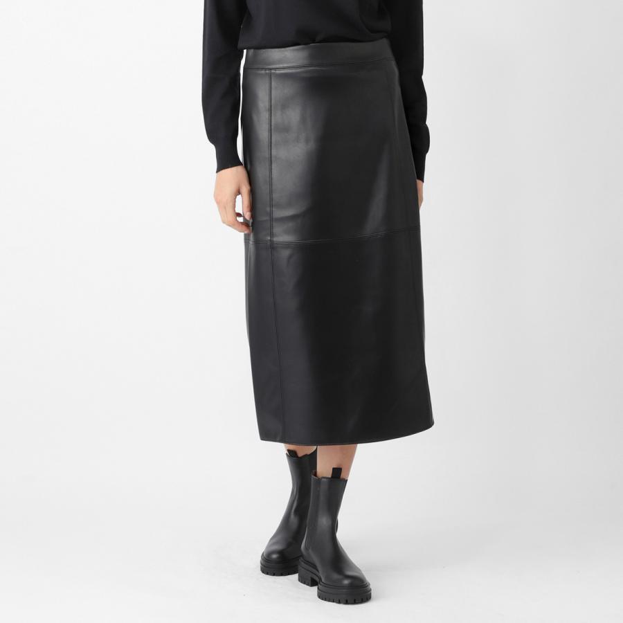 エスマックスマーラ S Max Mara スカート CRISMA クリズマ エコレザー