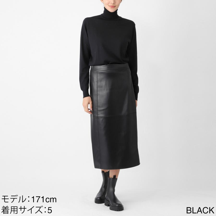 エスマックスマーラ S Max Mara スカート CRISMA クリズマ エコレザー