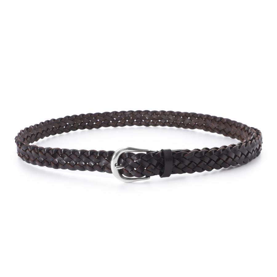 スタジオ ニコルソン STUDIO NICHOLSON ベルト PLAITED BELT メンズ plaited-belt-sn-790-cocoaの画像