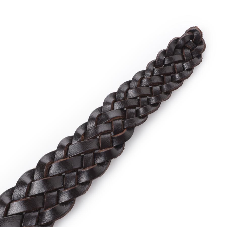 スタジオ ニコルソン STUDIO NICHOLSON ベルト PLAITED BELT メンズ plaited-belt-sn-790-cocoaの画像