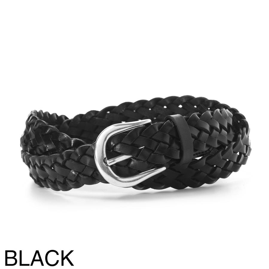 スタジオ ニコルソン STUDIO NICHOLSON ベルト PLAITED BELT メンズ plaited-belt-sn-790-cocoaの画像