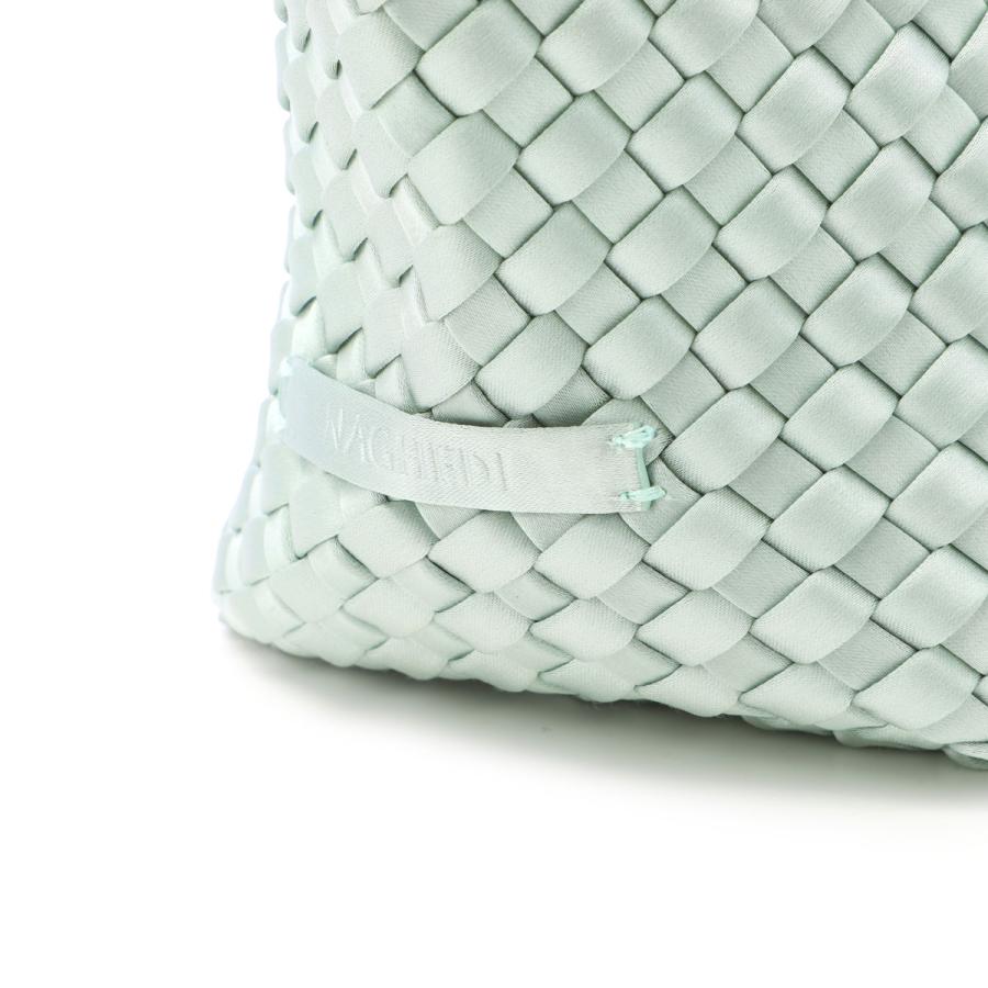 ナゲディ NAGHEDI トートバッグ St. Barths Petit Tote Satin セント バルト プチトート 小さめ メッシュ ネオプレン 軽量 編み込み ハンドバッグ レディースの画像