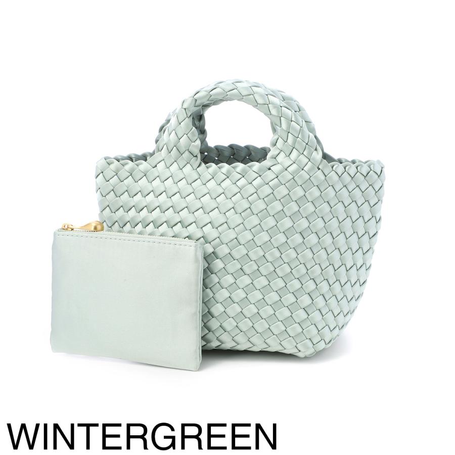 ナゲディ NAGHEDI トートバッグ St. Barths Petit Tote Satin セント バルト プチトート 小さめ メッシュ ネオプレン 軽量 編み込み ハンドバッグ レディースの画像