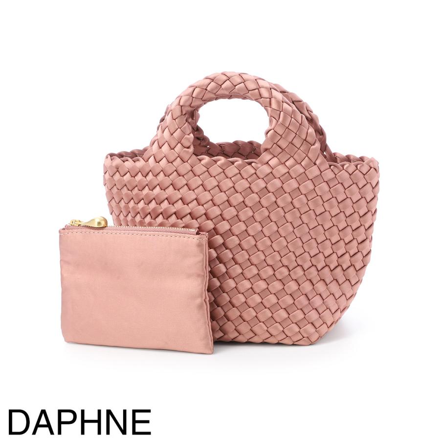 ナゲディ NAGHEDI トートバッグ St. Barths Petit Tote Satin セント バルト プチトート 小さめ メッシュ ネオプレン 軽量 編み込み ハンドバッグ レディースの画像