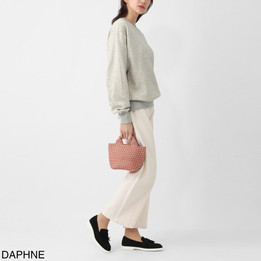 ナゲディ NAGHEDI トートバッグ St. Barths Petit Tote Satin セント バルト プチトート 小さめ メッシュ ネオプレン 軽量 編み込み ハンドバッグ レディースの画像