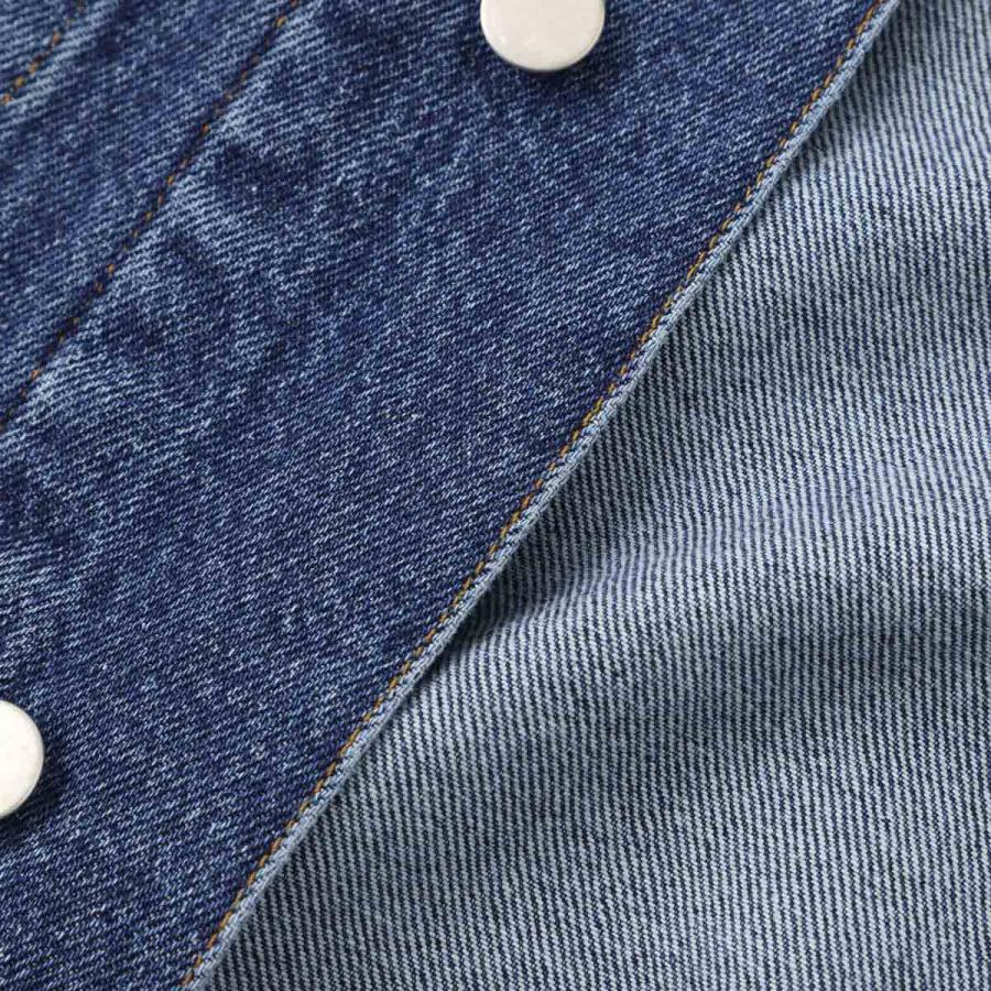 スタジオ ニコルソン STUDIO NICHOLSON デニムジャケット STEIN ITALIAN DENIM JACKET ブルー メンズ stein-snm-1299-wornwashindigoの画像