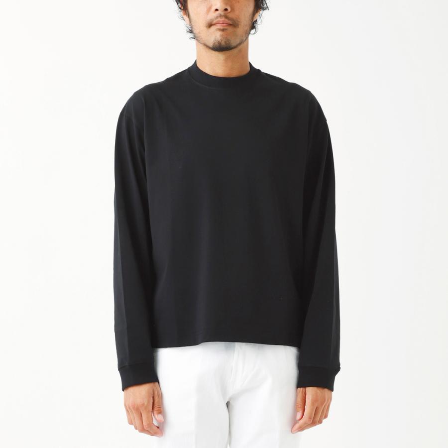【STUDIO NICHOLSON】スタジオニコルソン　長袖　黒 STUDIO NICHOLSON / LOOP LONG SLEEVE T-SHIRT - HOEK