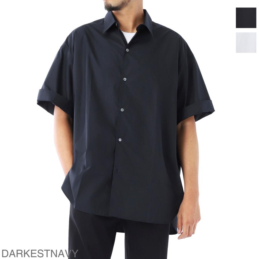 STUDIO NICHOLSON ブラック 半袖シャツ サイズ0