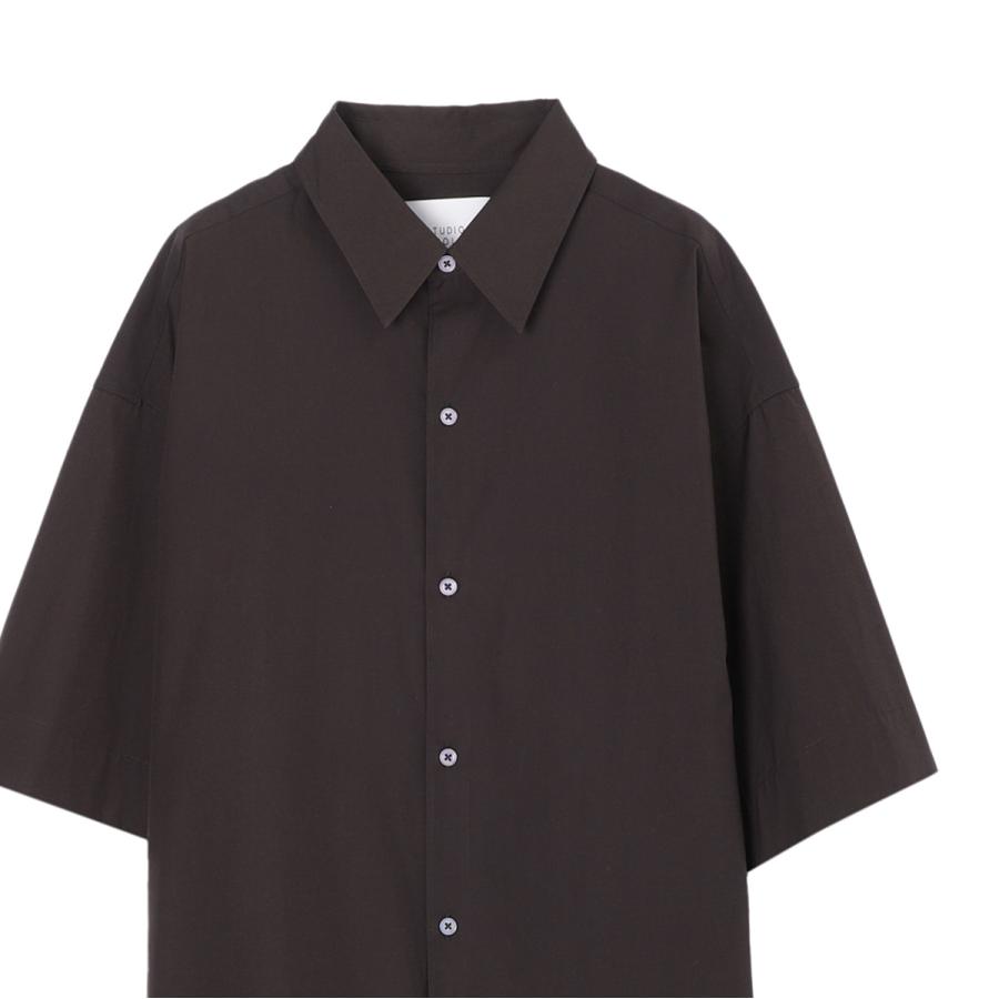 STUDIO NICHOLSON ブラック 半袖シャツ サイズ0