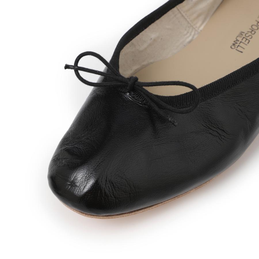 ポルセリ Porselli バレエシューズ フラットパンプス 大きいサイズあり レディース so24000063-95-002-blackの画像