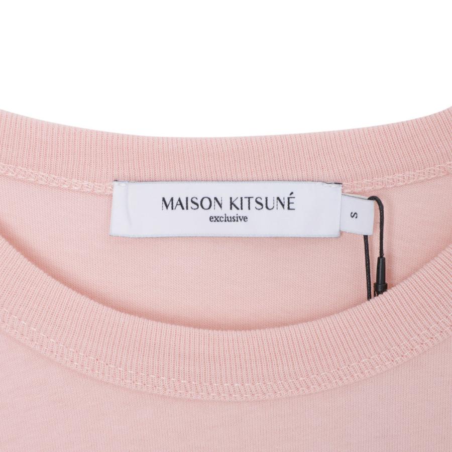 メゾンキツネ　Tシャツ　ピンク　XS Maison Kitsune メゾンキツネ MAISON KITSUNE 【MAISON KITSUNE】メゾン キツネ