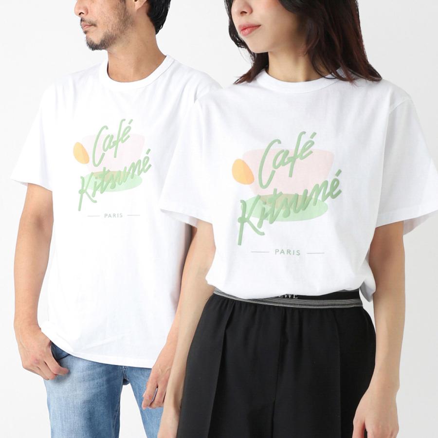 MAISON KITSUNE（メゾン キツネ） クルーネックTシャツ CUP CAFE