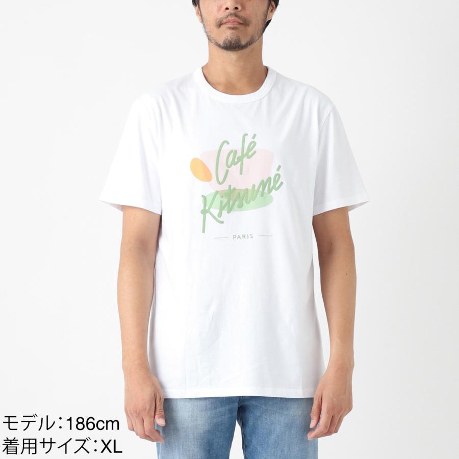 MAISON KITSUNE（メゾン キツネ） クルーネックTシャツ CUP CAFE