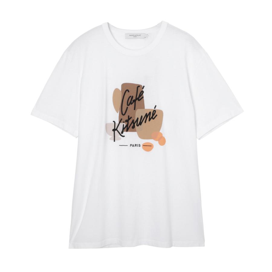 MAISON KITSUNE（メゾン キツネ） クルーネックTシャツ COFFEE