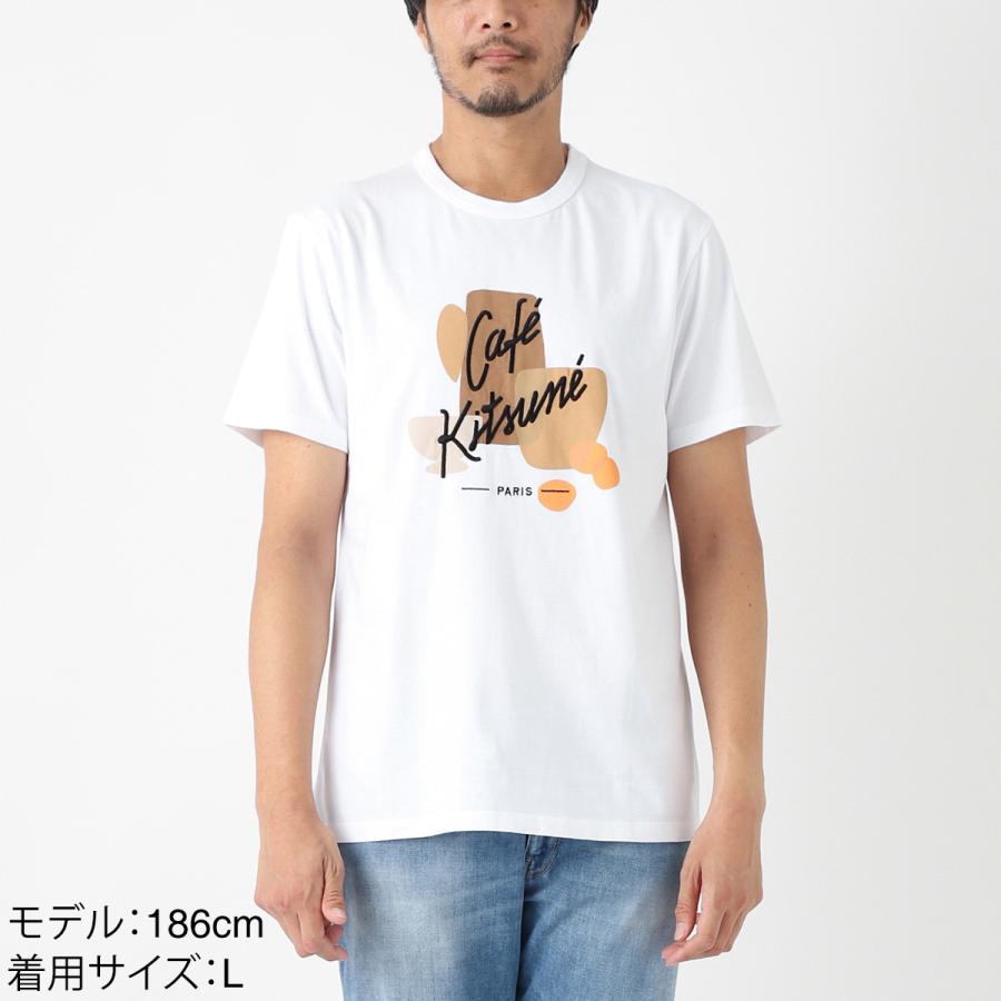 MAISON KITSUNE（メゾン キツネ） クルーネックTシャツ COFFEE