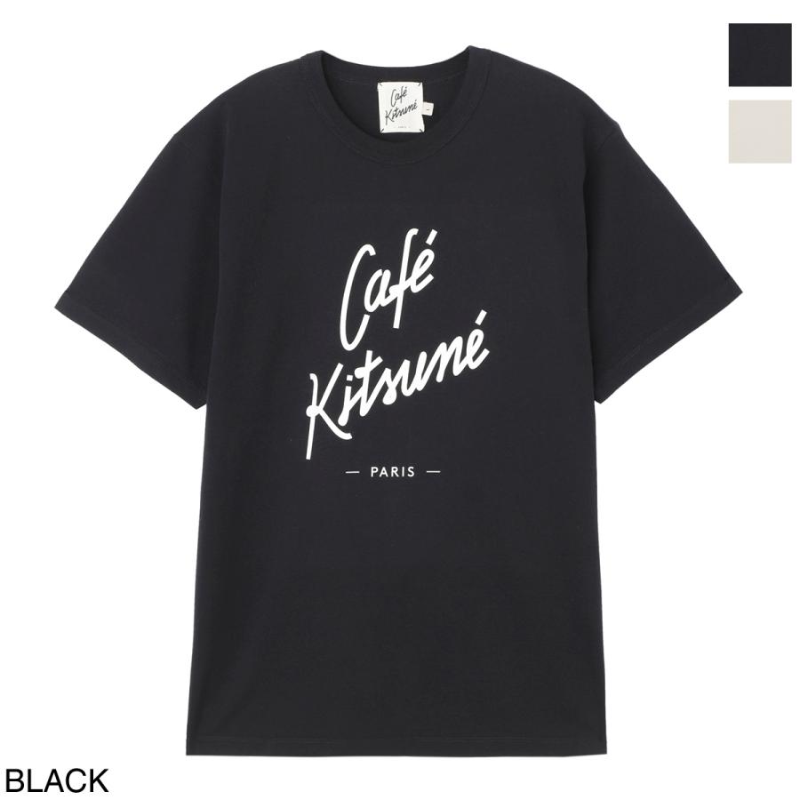 MAISON KITSUNE（メゾン キツネ） クルーネックTシャツ Cafe Kitsune