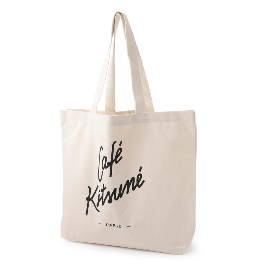 MAISON KITSUNE メゾンキツネ トートバッグ Cafe Kitsune ベージュ 