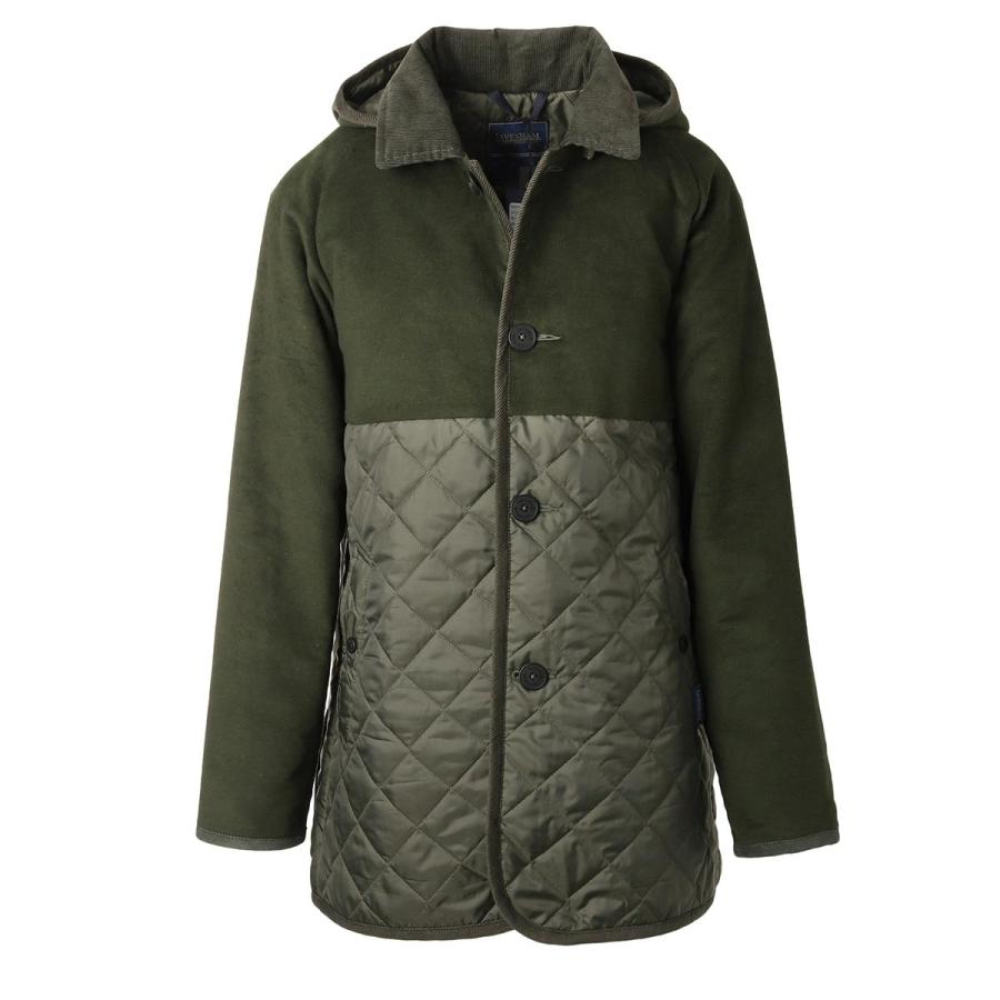 ラベンハム Lavenham キルティングジャケット Lavenham Split Denston メンズ メンズ Split Denston 241 Moleskindkolive 0046 Olivegreen Split Denston モダンブルー店
