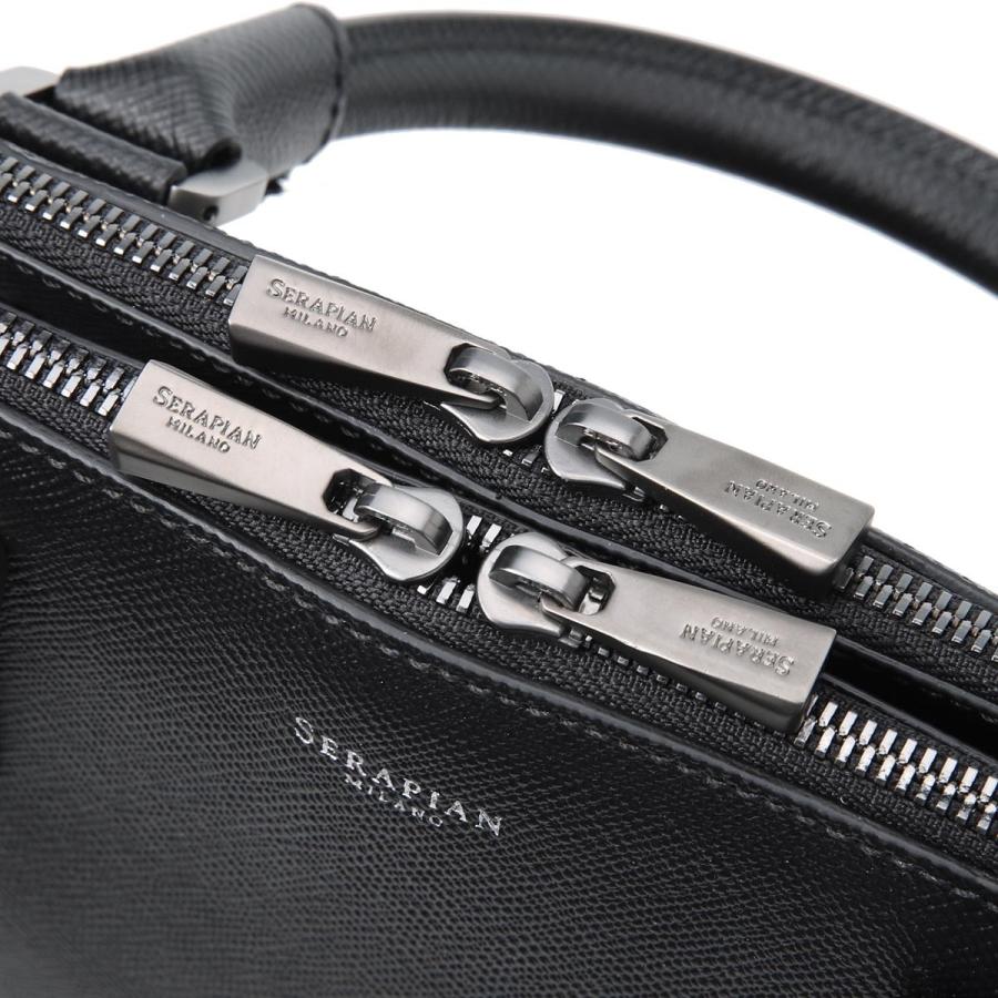 SERAPIAN セラピアン ブリーフケース EVOLUTION ブラック メンズ