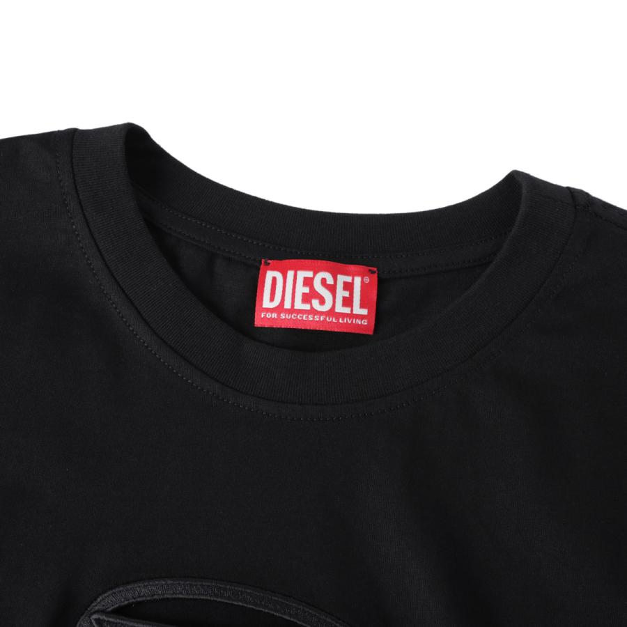 DIESEL ディーゼル クルーネックTシャツ T-BUXT-CROP-OD A15096
