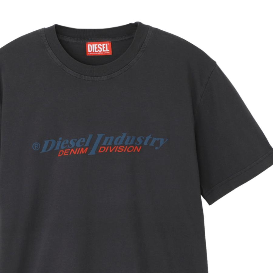 DIESEL クルーネック半袖Tシャツ t-diegor-ind-0jamc DIESEL 【ネコポス対応(1点まで)】ディーゼル クルーネック半袖T