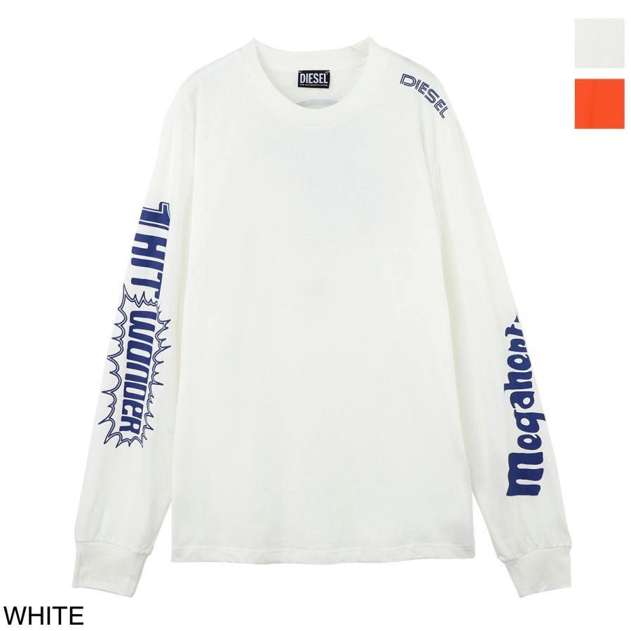 DIESEL（ディーゼル） クルーネック 長袖Tシャツ T-JUST-LS-E6 メンズ