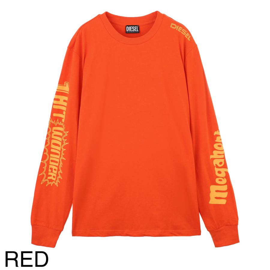 DIESEL（ディーゼル） クルーネック 長袖Tシャツ T-JUST-LS-E6 メンズ