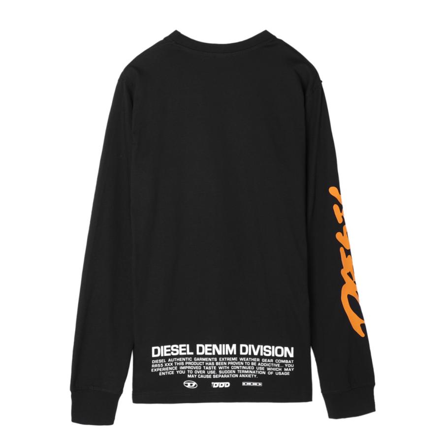 DIESEL ディーゼル クルーネック 長袖Tシャツ T-JUST-LS-L2
